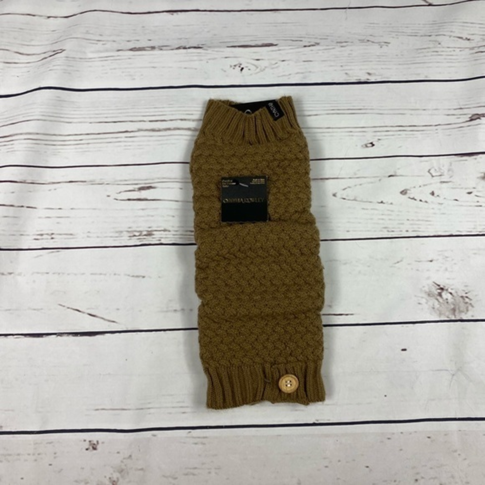 Cynthia Rowleyโ Tan Knit Boot Socks